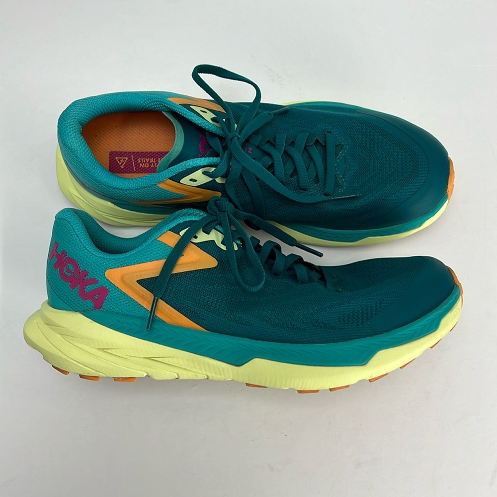 Hoka Zinal Trail Running Shoes Womens Size 7.5 Sneakers